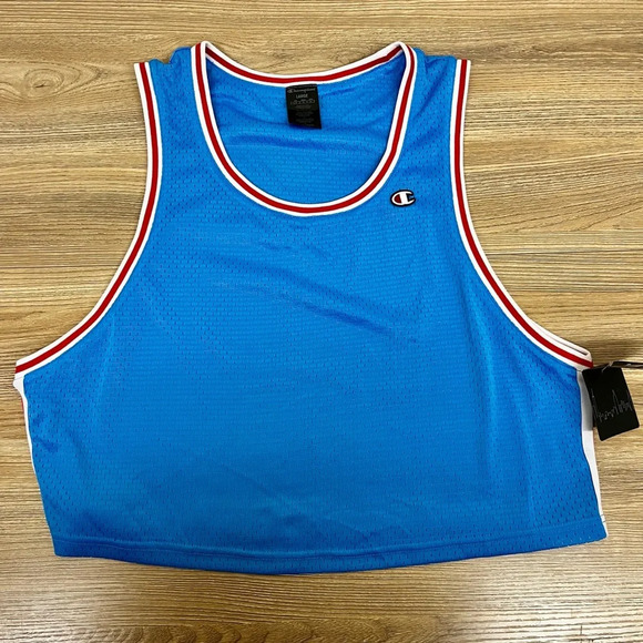 Champion NWT Reversible Mesh Cropped Tank - Size L - Picture 2 of 5